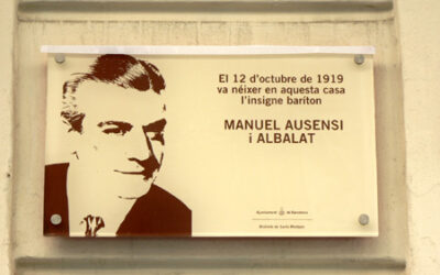 Placa a Manuel Ausensi i Albalat